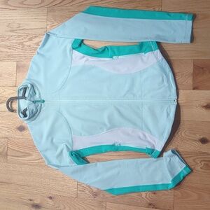 Lululemon. 'Shades Of Teal' Jacket. Size 10.